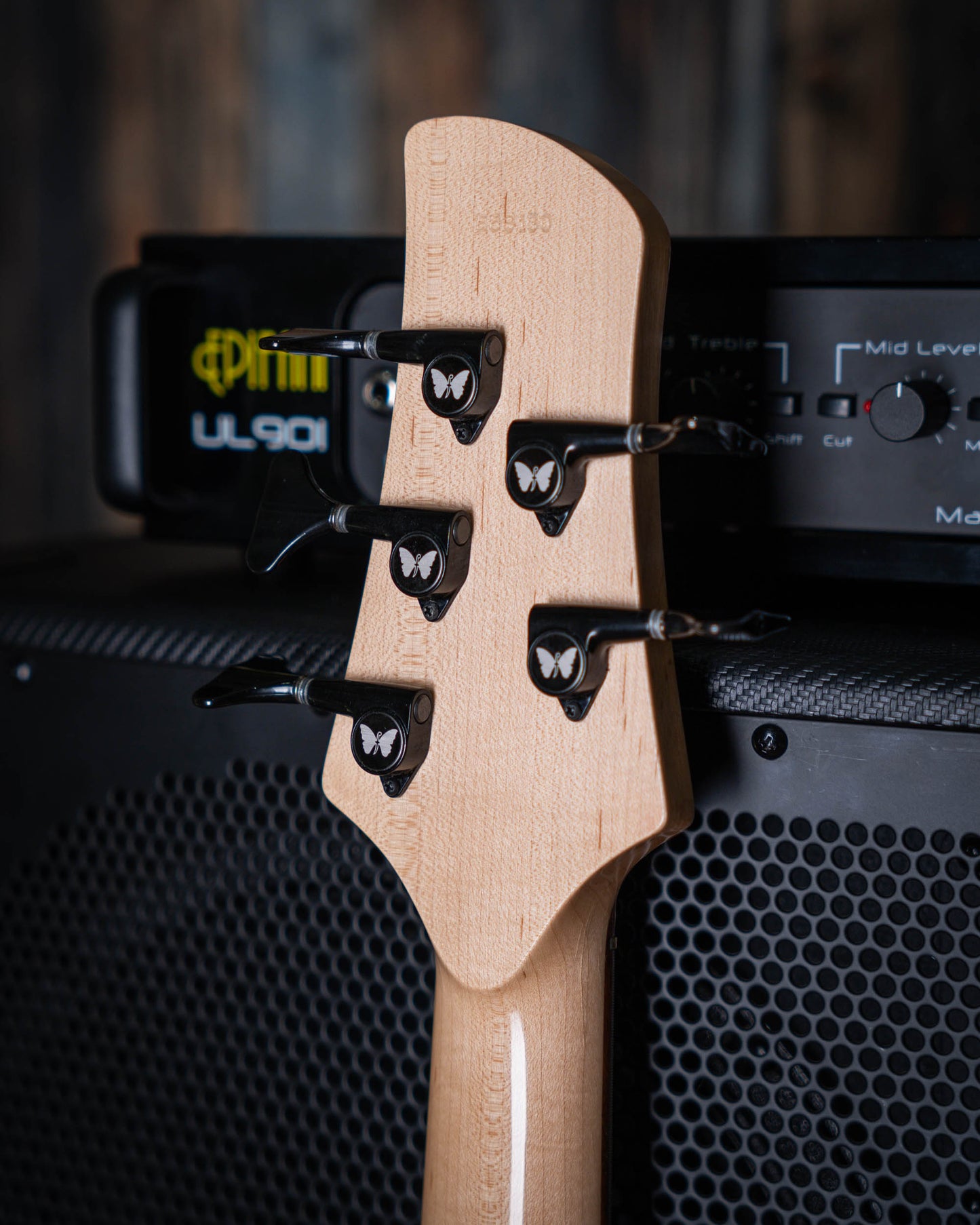 Fodera Emperor 5 Standard Special Flamed Maple Trans Red 2014