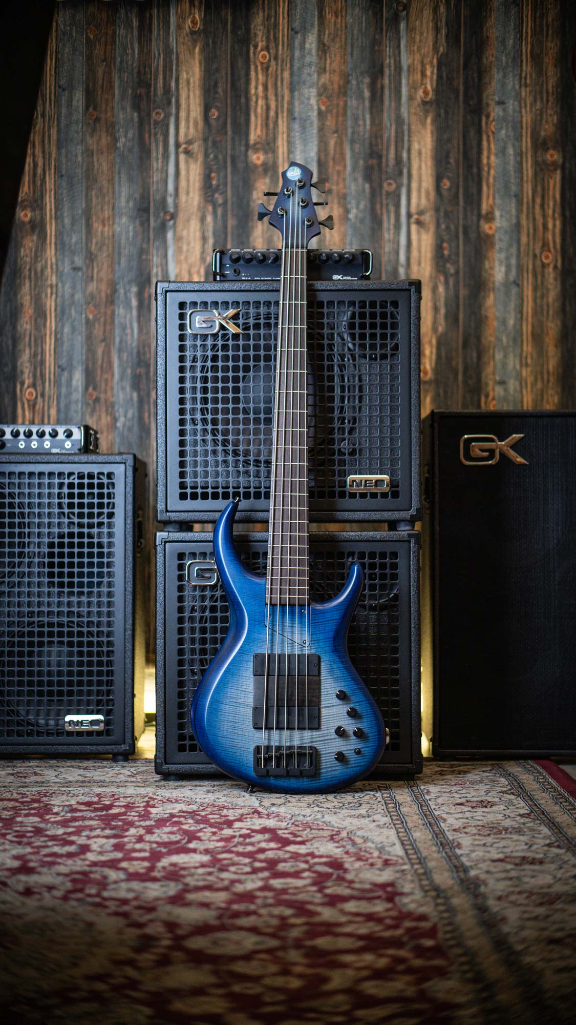 MTD 535-21 Flamed Maple Blue Burst 2017