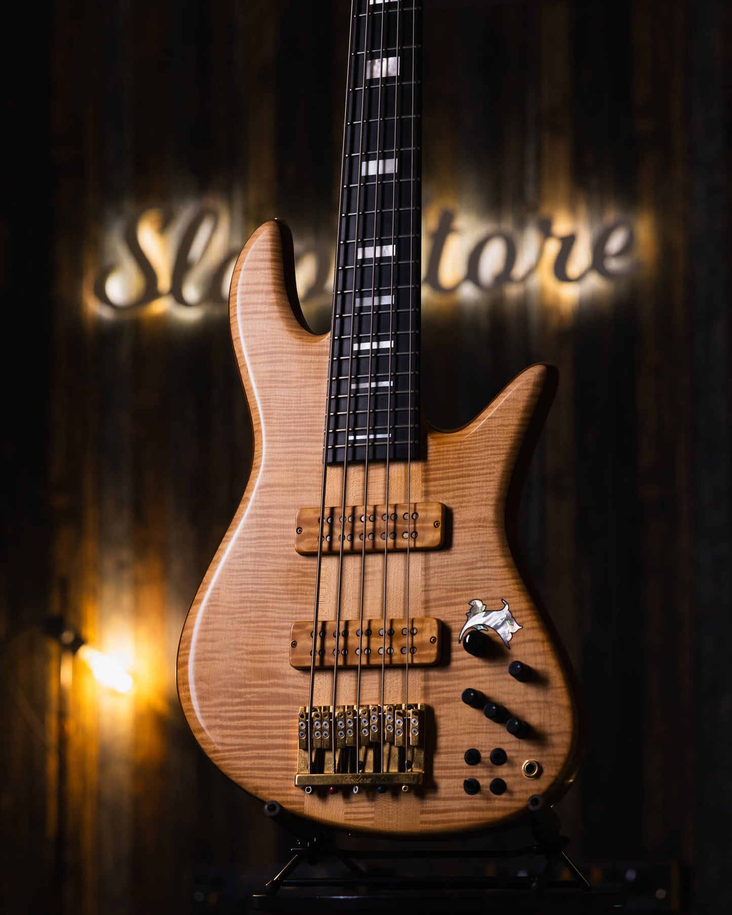 Fodera Emperor 5 Elite Flamed Maple '91