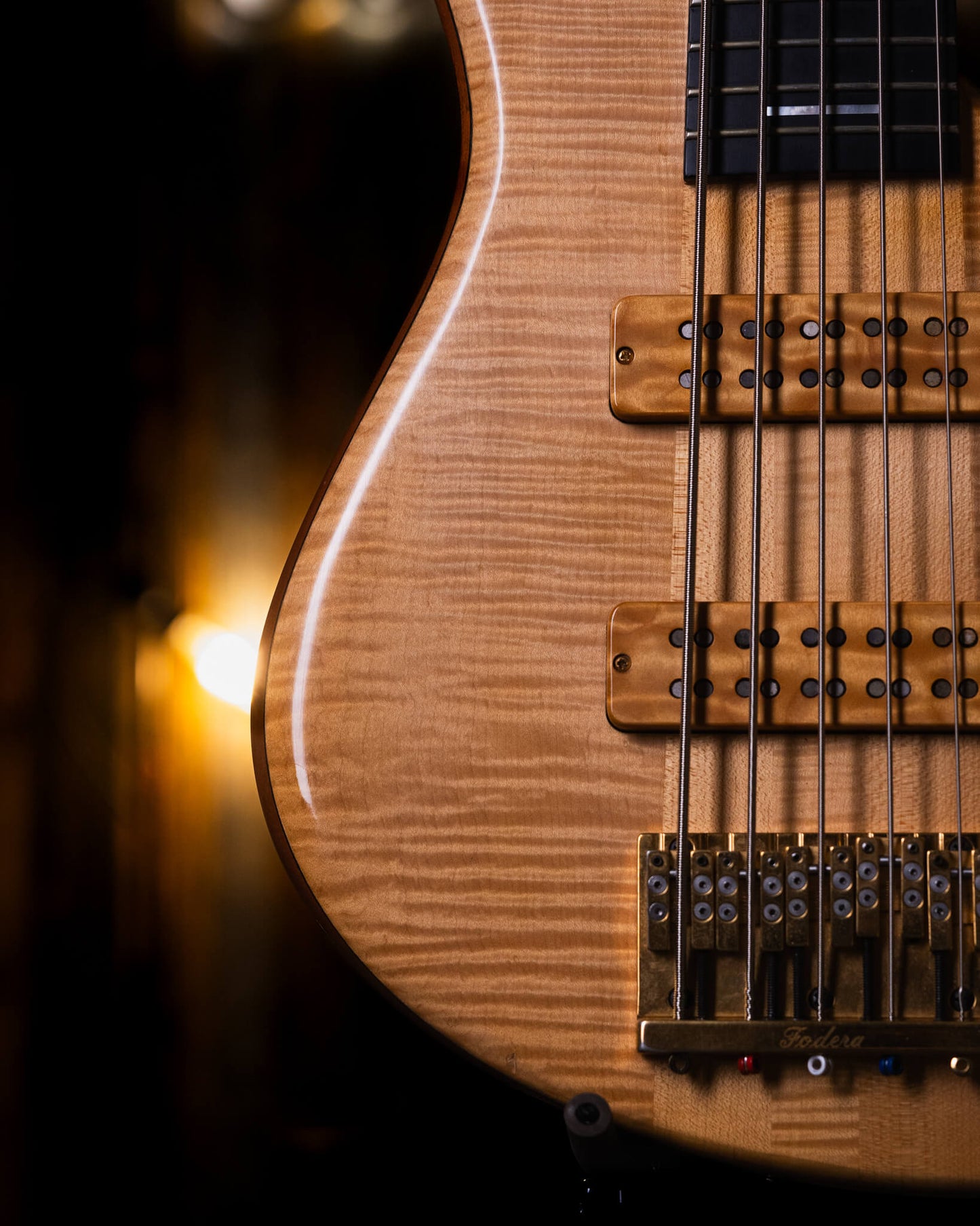 Fodera Emperor 5 Elite Flamed Maple '91