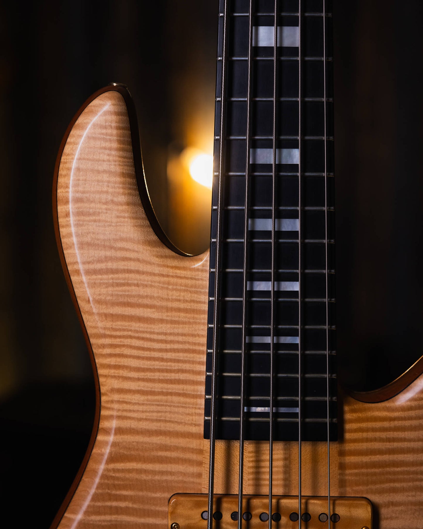 Fodera Emperor 5 Elite Flamed Maple '91