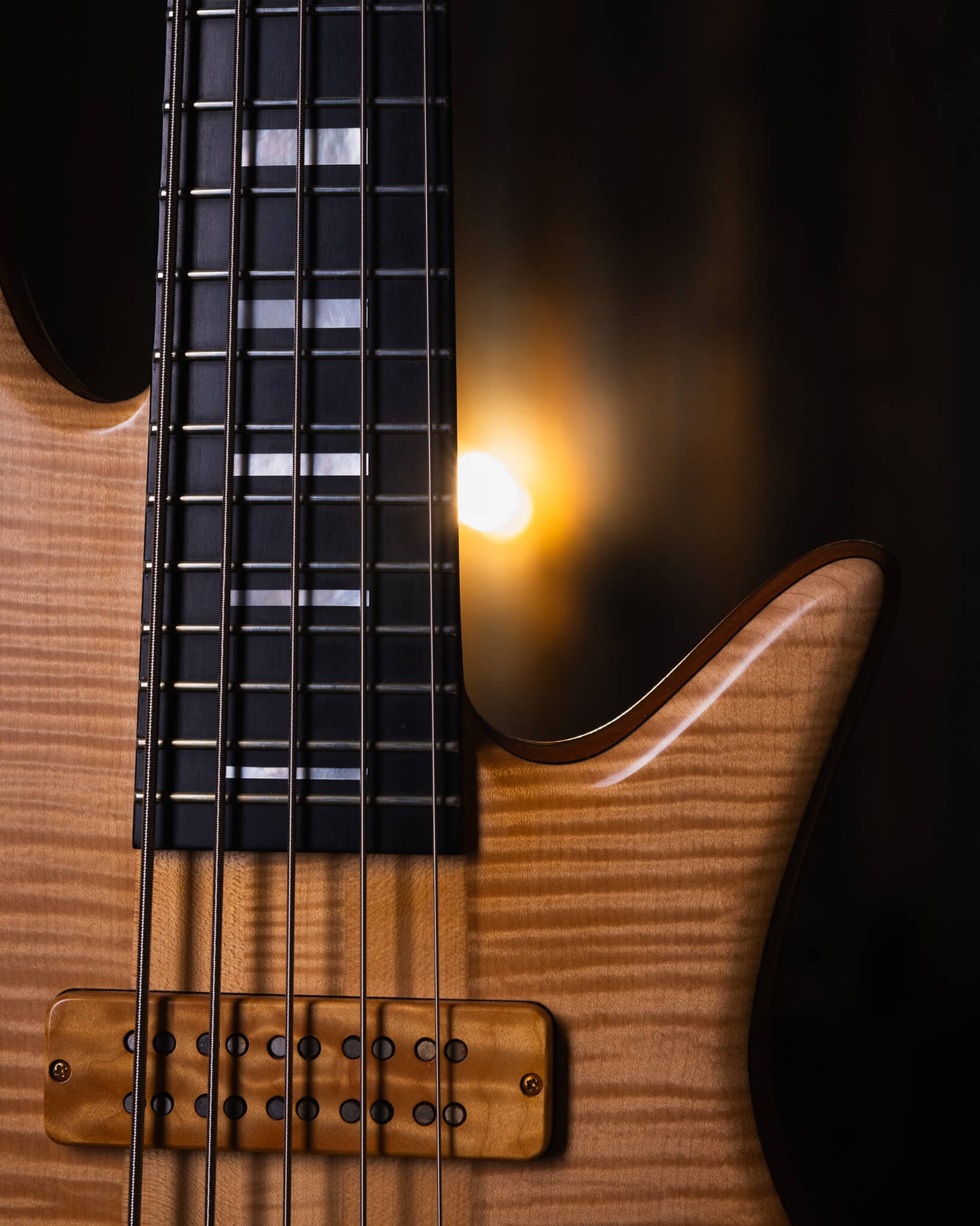 Fodera Emperor 5 Elite Flamed Maple '91