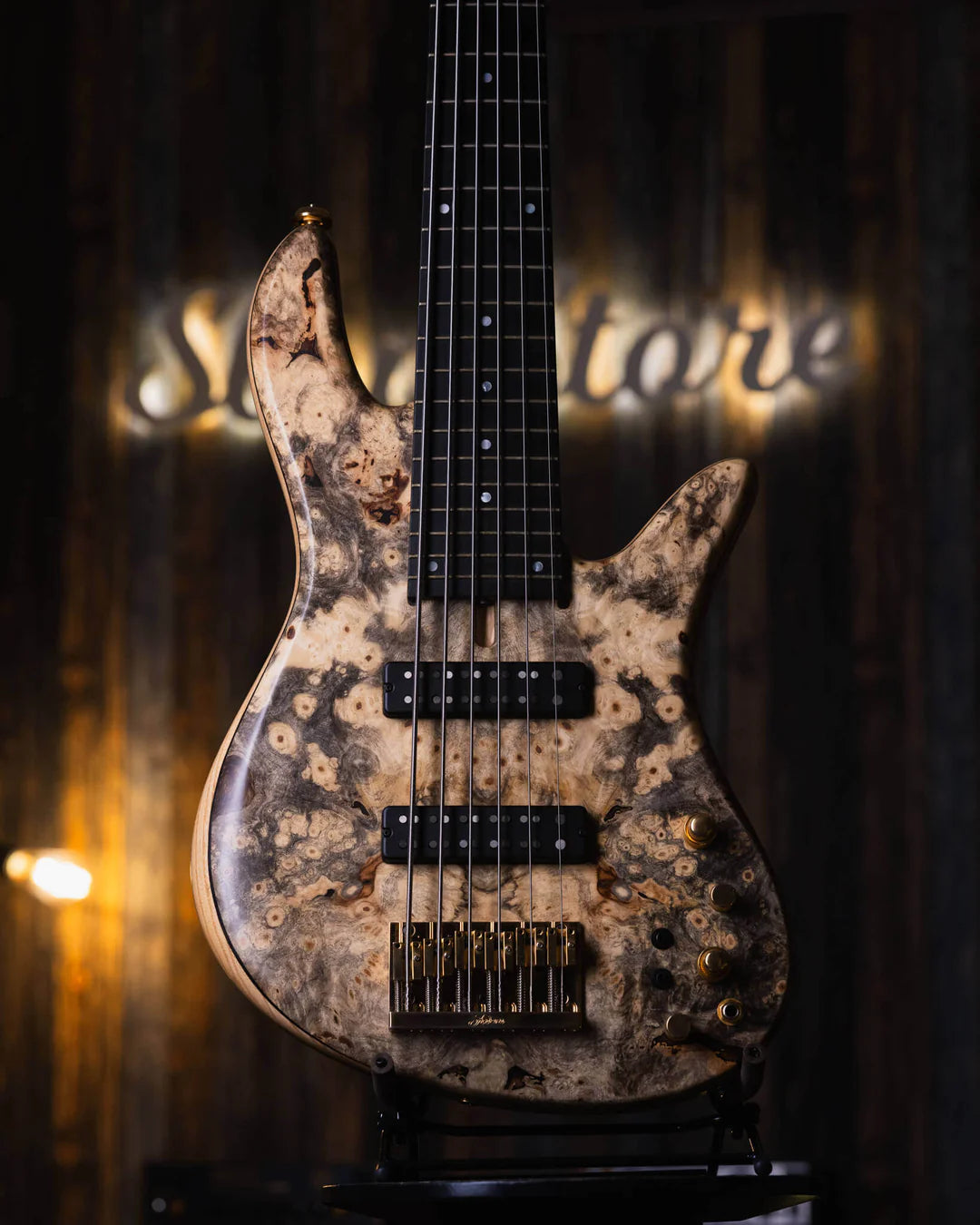 Fodera Emperor 6 Standard Special Buckeye Burl 2018 – SlapStore