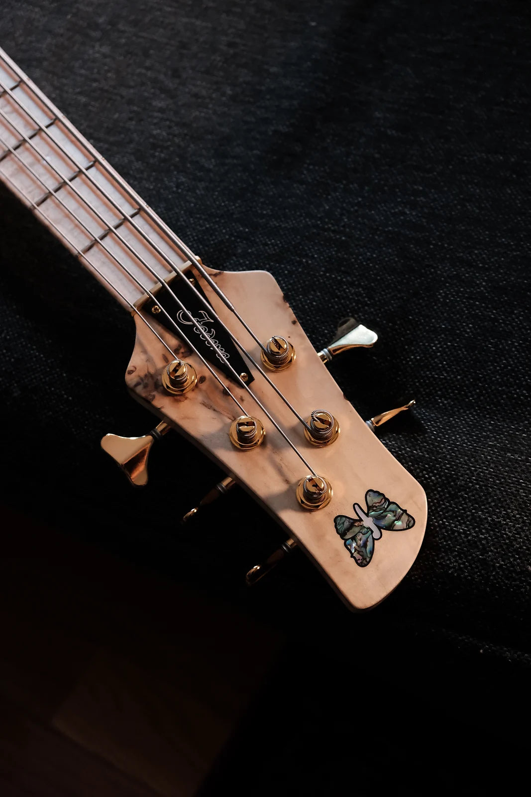Fodera Monarch 5 Bolt-On Poplar Burl 2021 (8.6 lb)