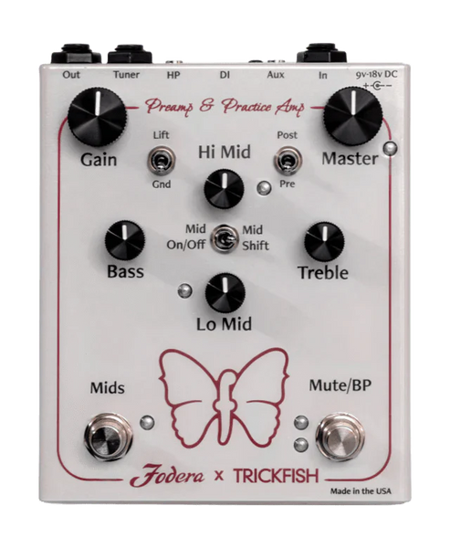 Fodera x Trickfish Preamp & Practice Amp Bass Pedal – SlapStore