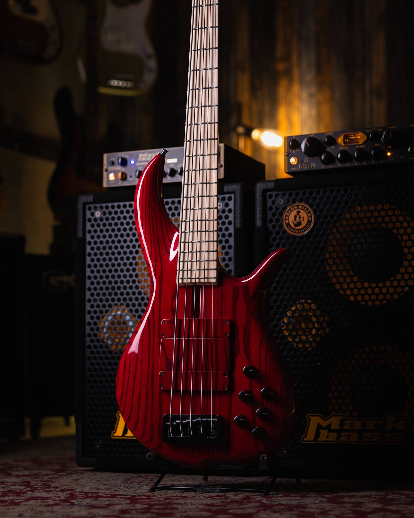 F Bass BN5 Transparent Red 2020