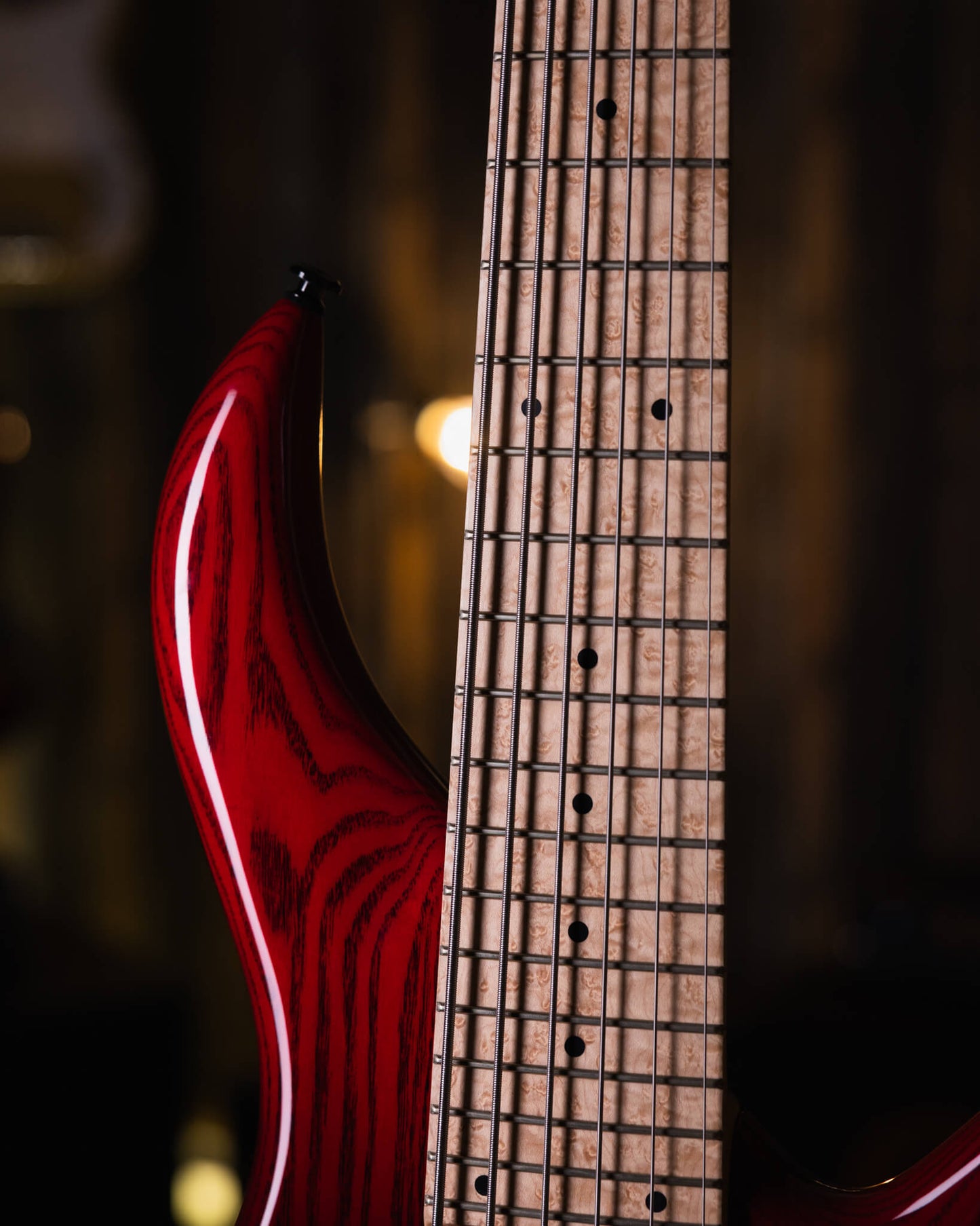 F Bass BN6 Trans Red Fade 2023