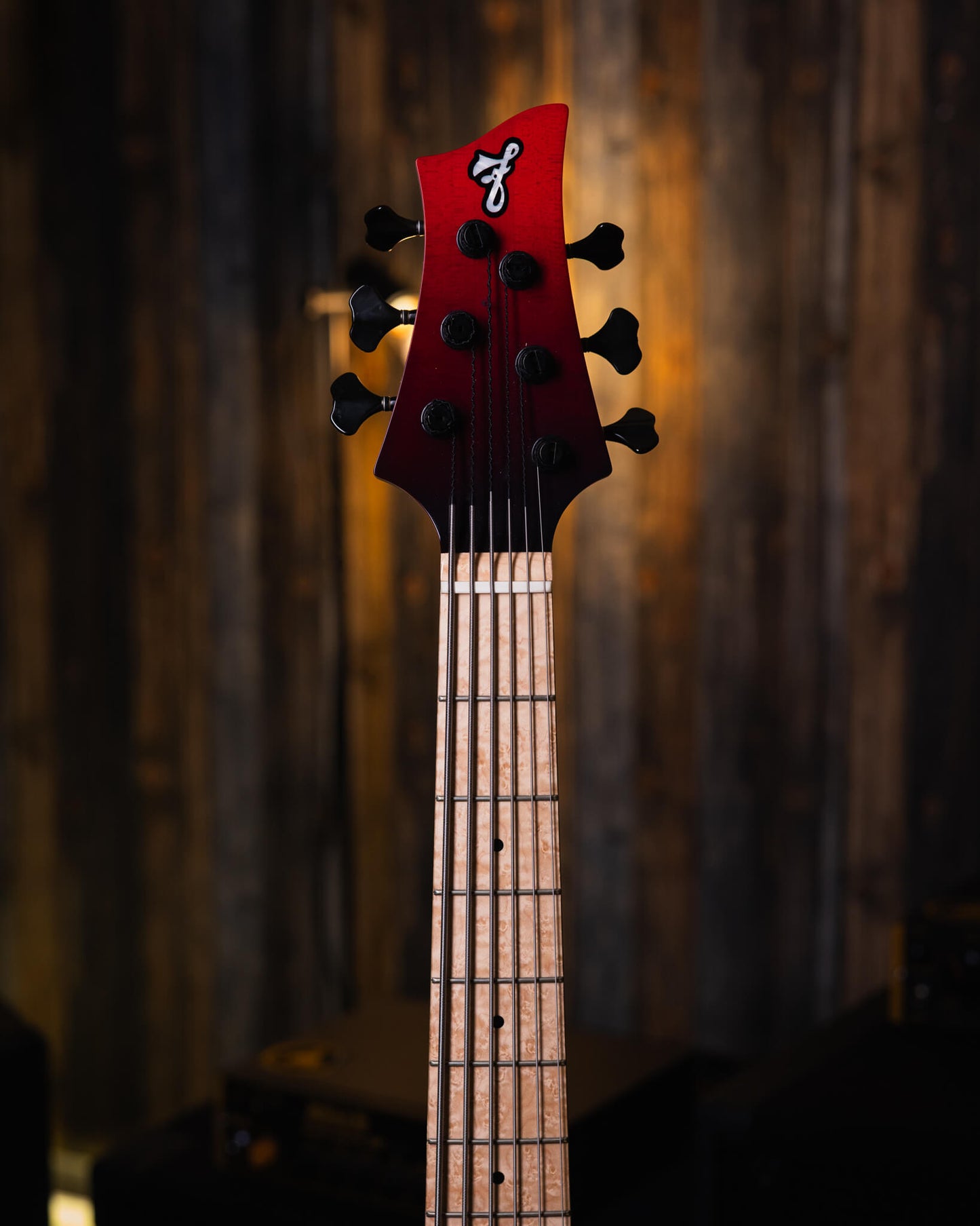 F Bass BN6 Trans Red Fade 2023