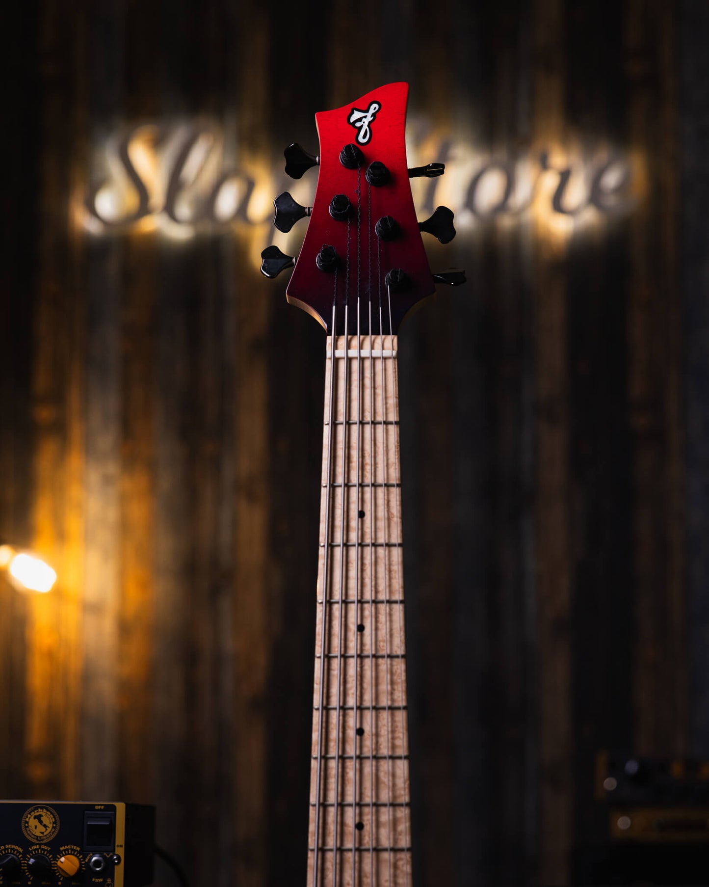 F Bass BN6 Trans Red Fade 2023