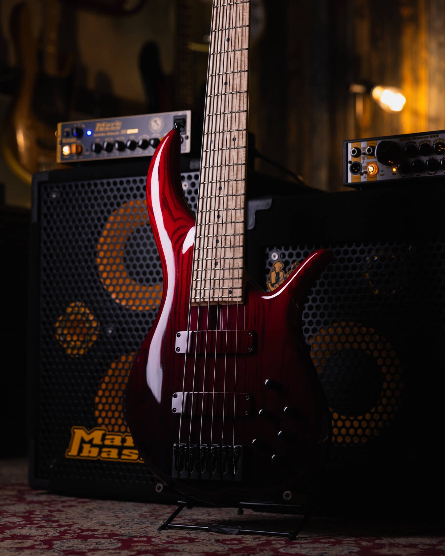 F Bass BN6 Trans Red Fade 2023