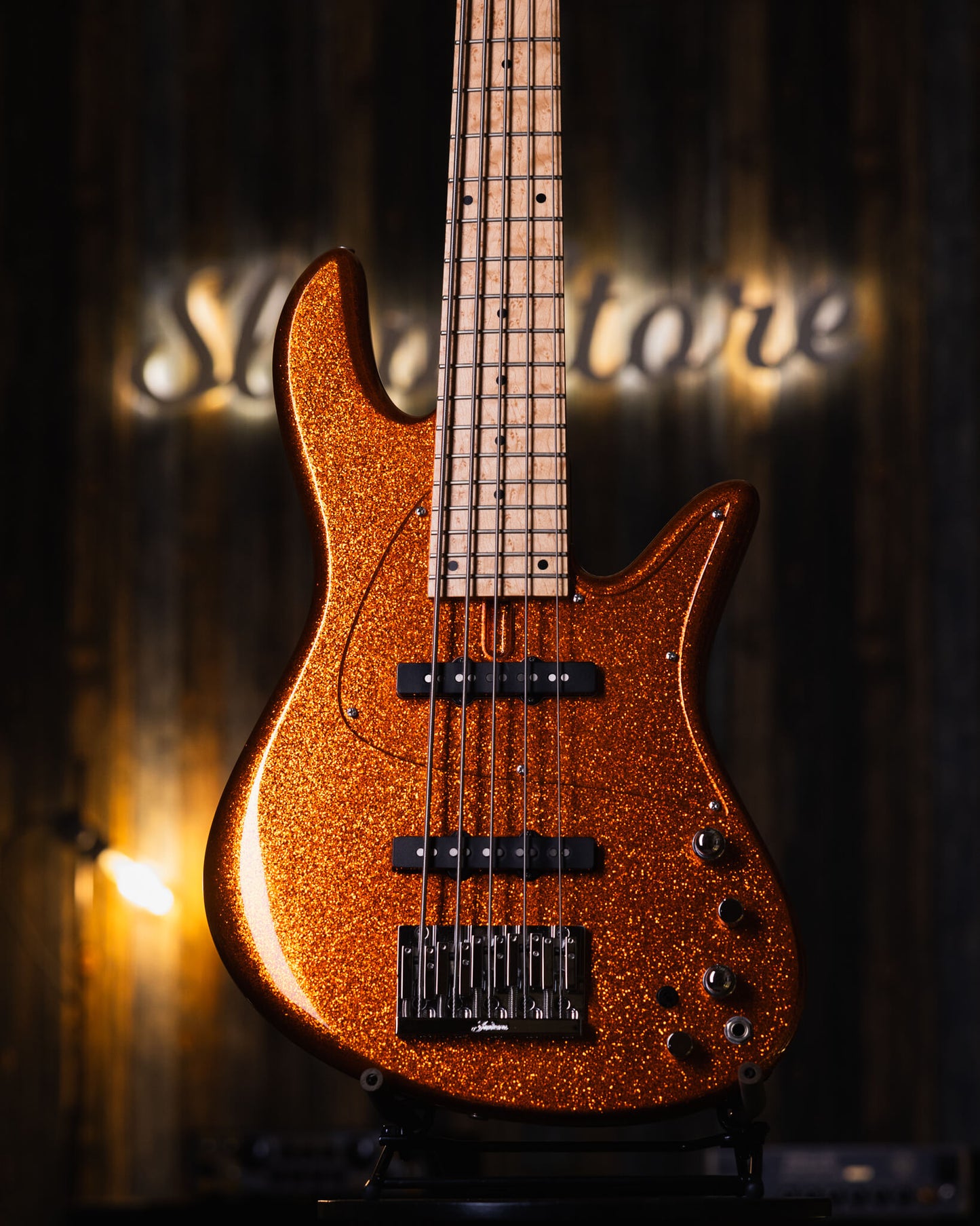 Fodera Emperor 5 J Standard Orange Sparkle 2019