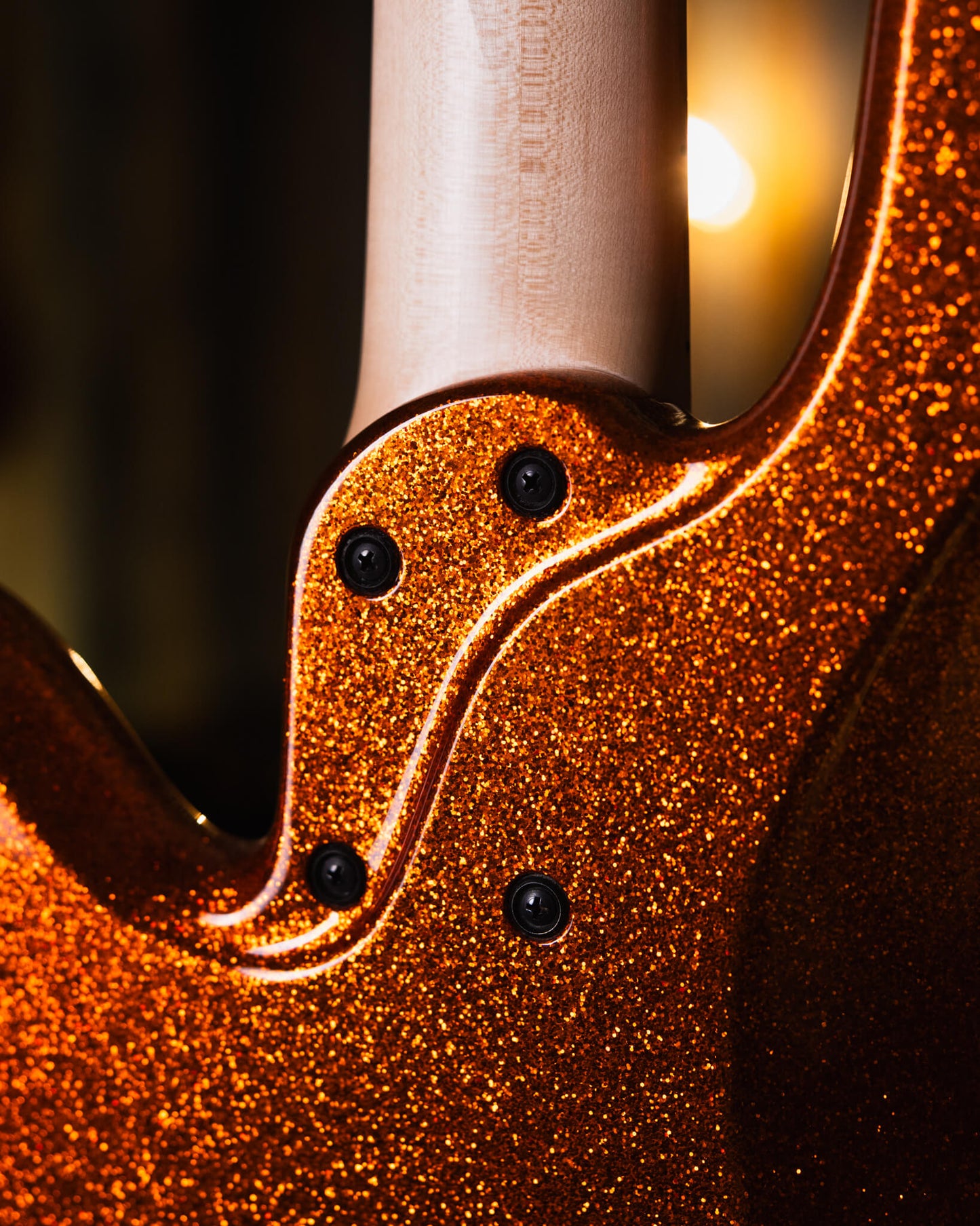 Fodera Emperor 5 J Standard Orange Sparkle 2019