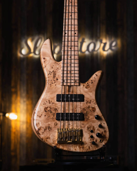 Fodera Emperor 5 Standard Special Poplar Burl 2023