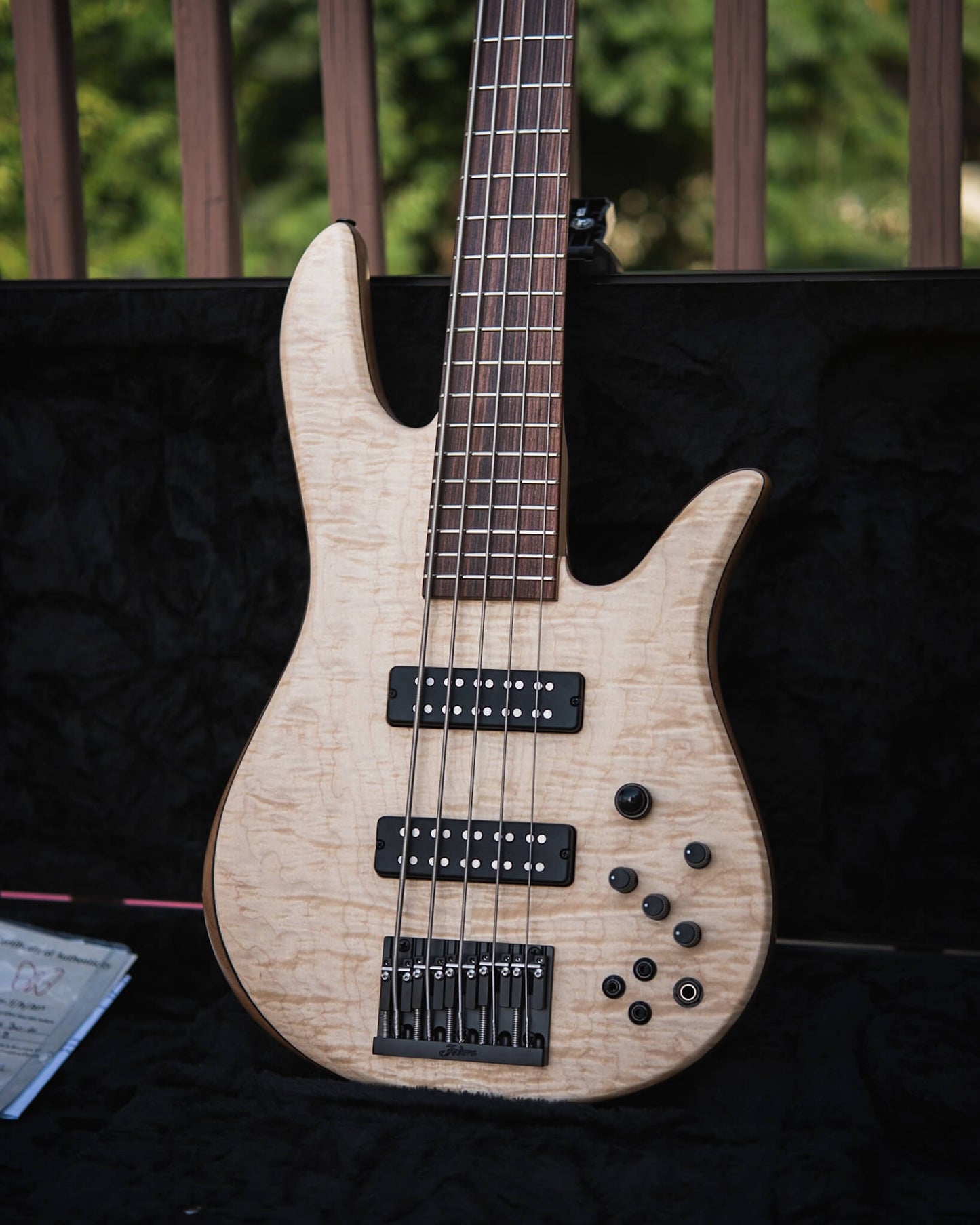 Fodera Monarch 5 BO Flamed Maple 2026