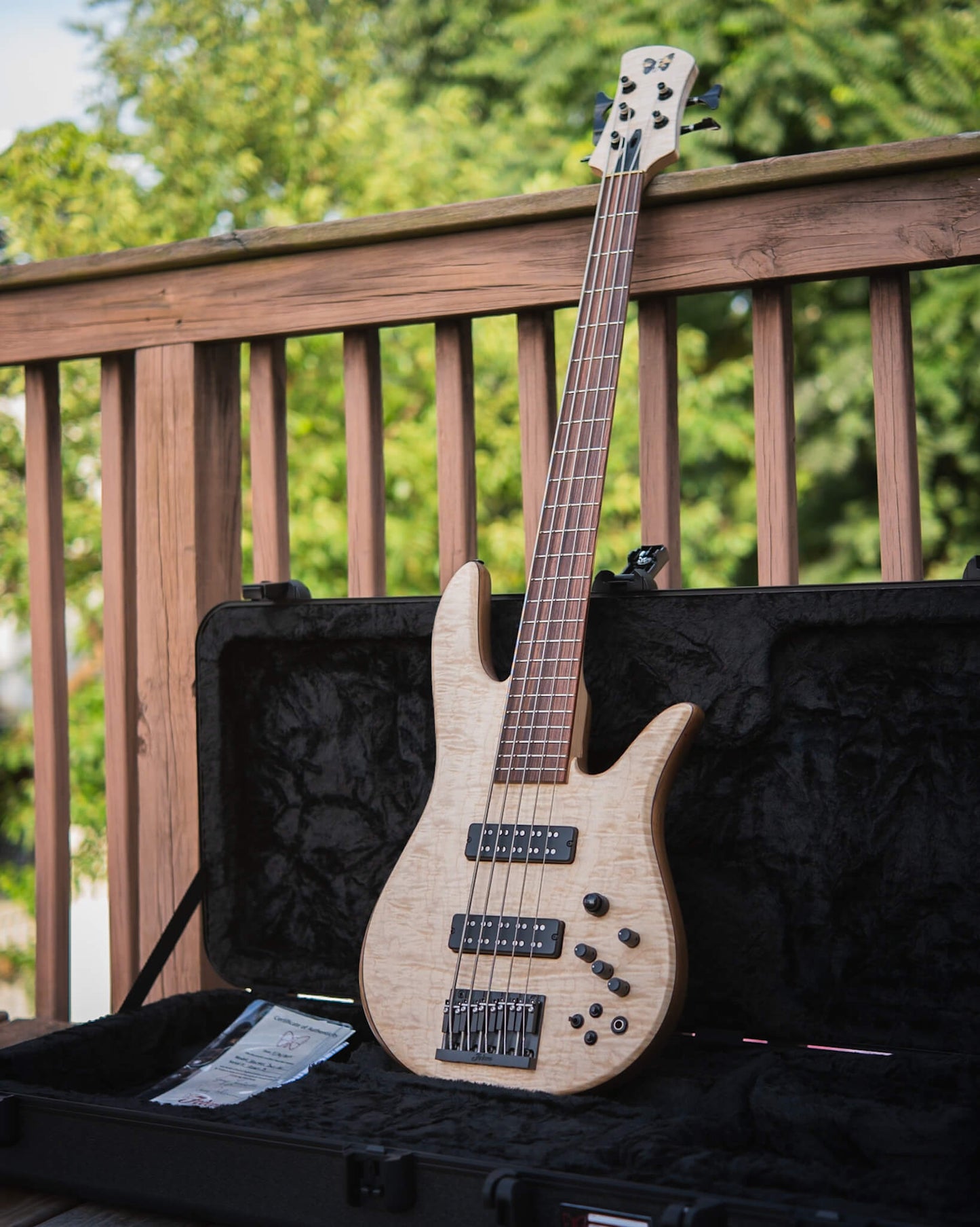 Fodera Monarch 5 BO Flamed Maple 2026