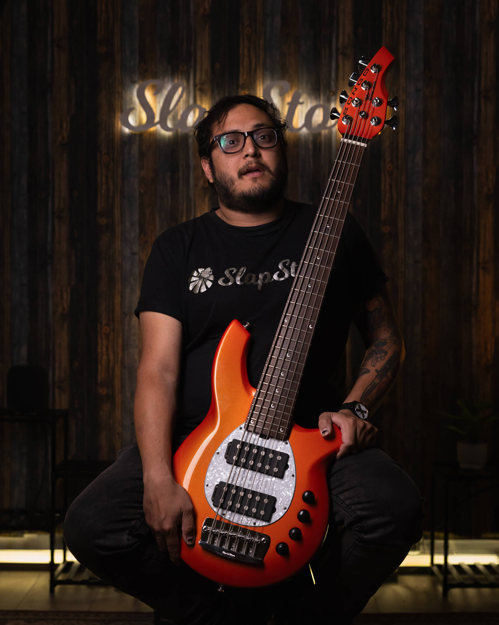 Musicman Bongo 6 HH Blood Orange 2005 – SlapStore