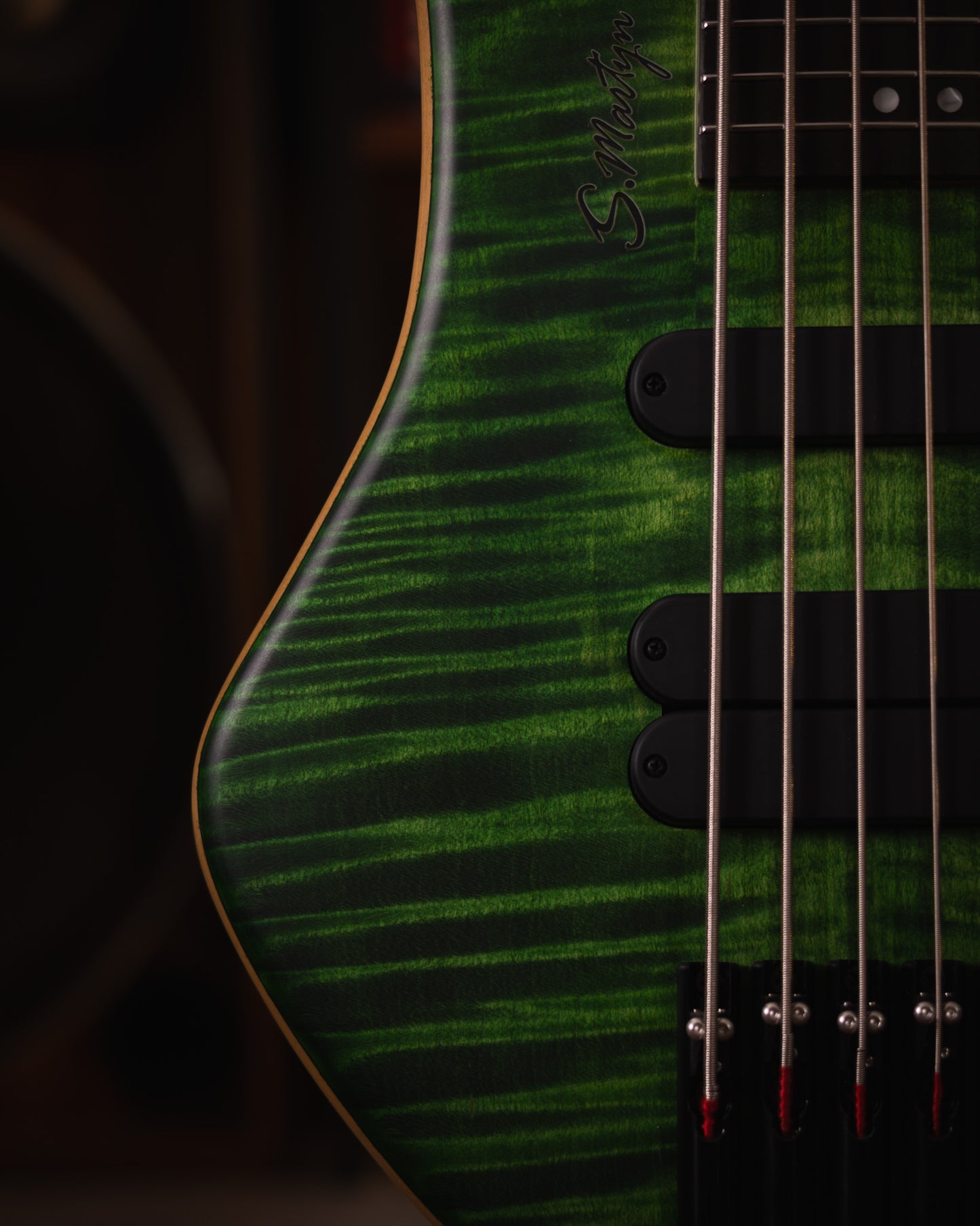 S. Martyn Blaze 5 Flamed Maple Translucent Green 2026