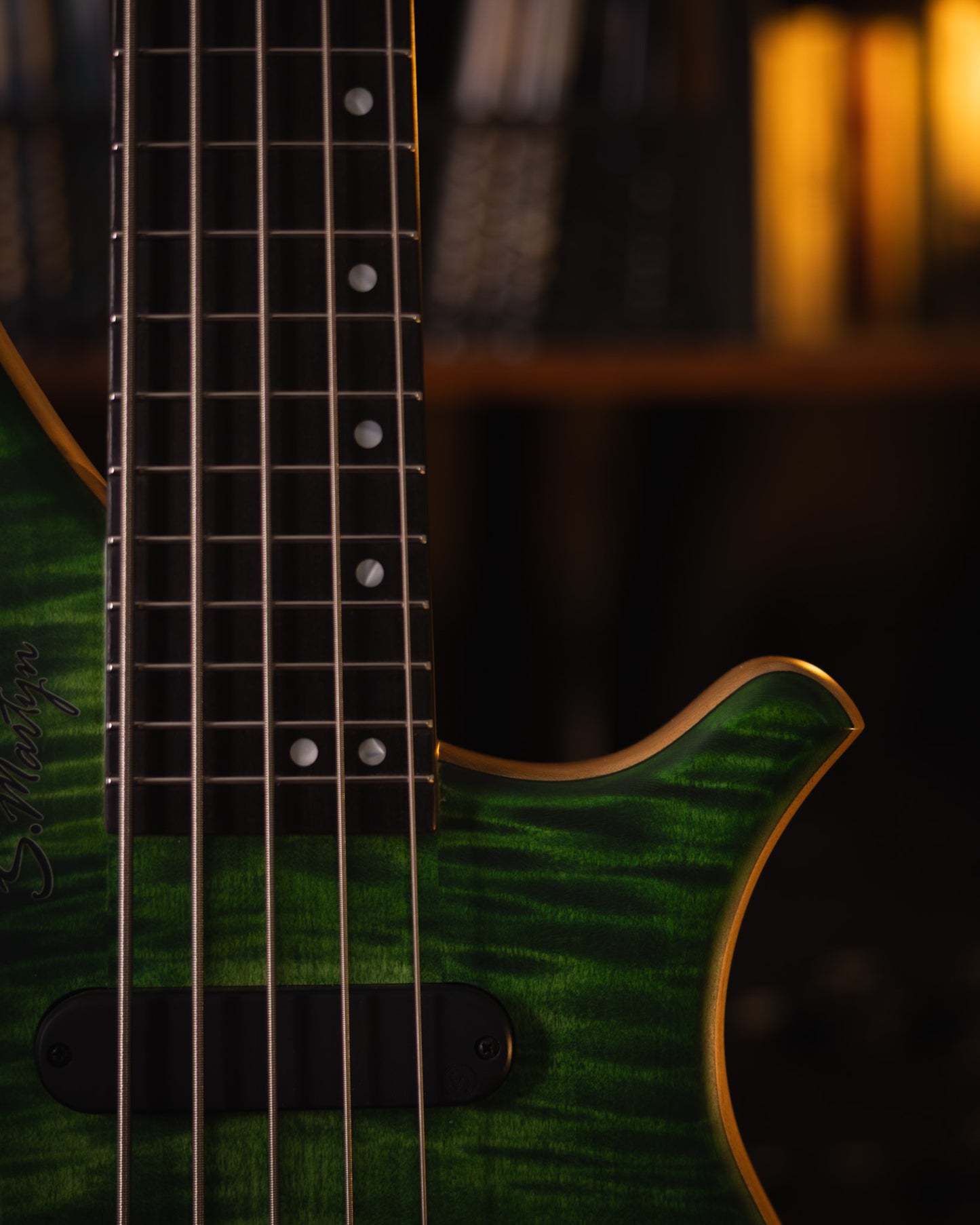 S. Martyn Blaze 5 Flamed Maple Translucent Green 2026
