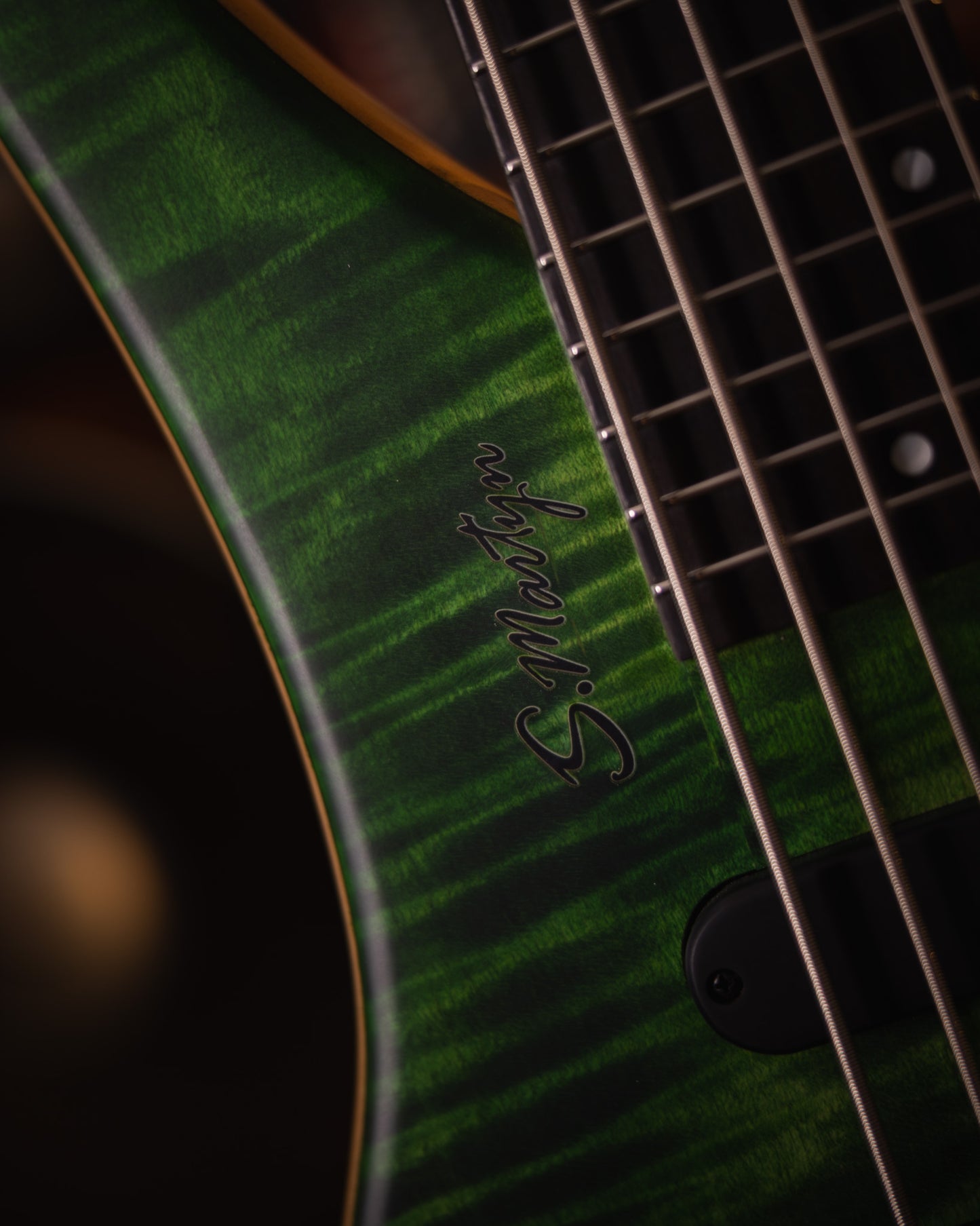 S. Martyn Blaze 5 Flamed Maple Translucent Green 2026