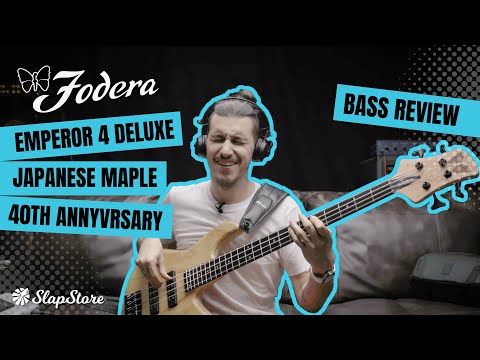 Fodera Emperor 4 Deluxe Japanese Maple 40th Anniversary