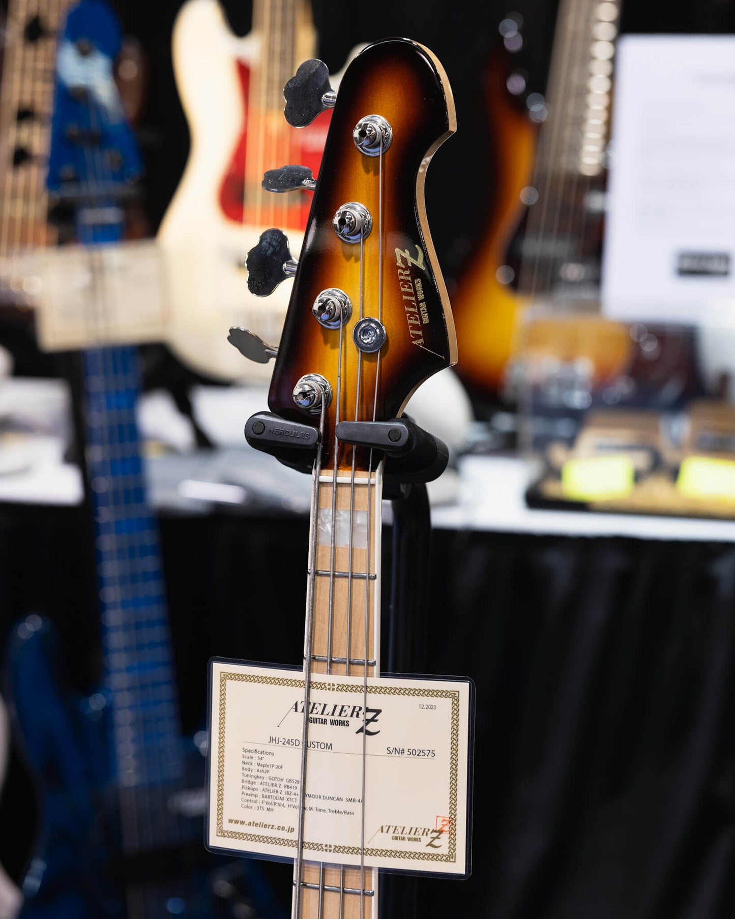 Atelier Z JHJ-M245 3-Tone Sunburst NAMM Show 2024 (end-2023)