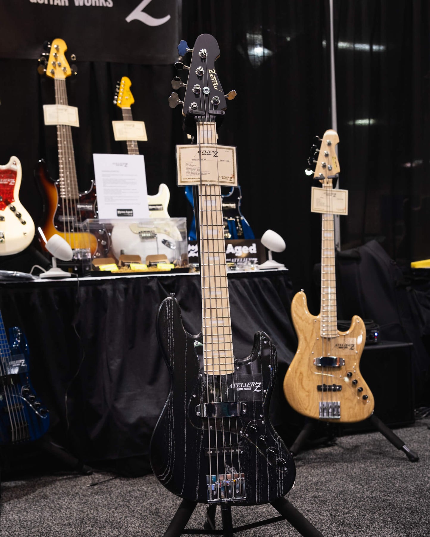 Atelier Z M265 Silver Line Black NAMM Show 2024 (end-2023)