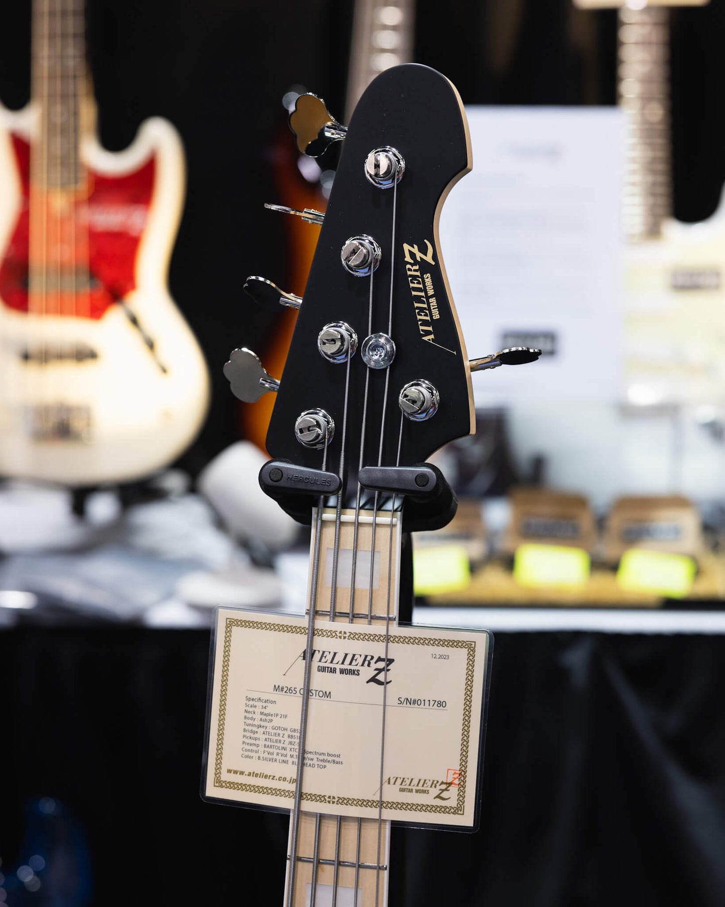 Atelier Z M265 Silver Line Black NAMM Show 2024 (end-2023)