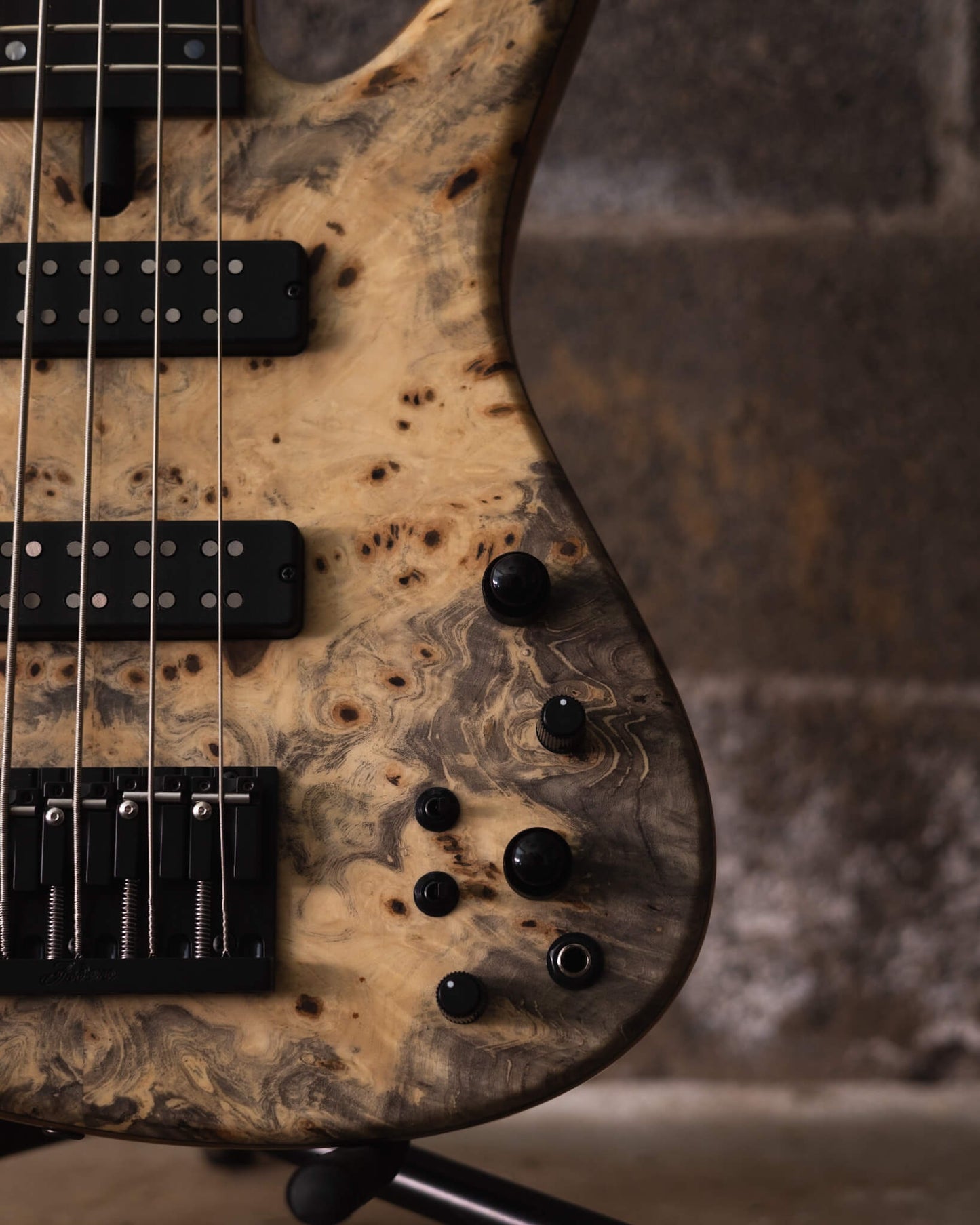 Fodera Emperor 5 Standard Special Buckeye Burl Butterfly (End-2024)