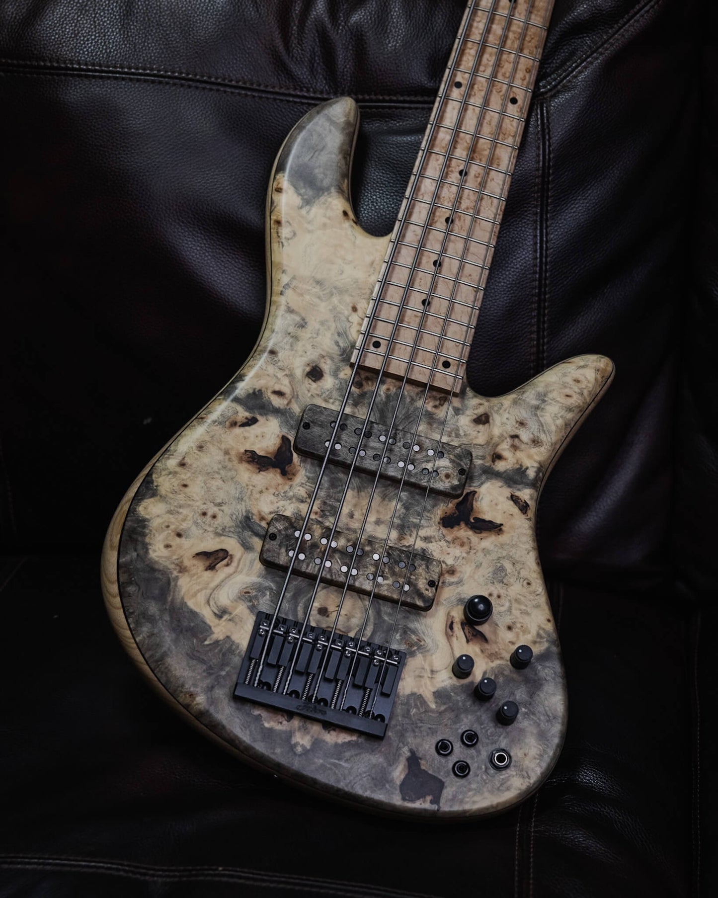 Fodera Emperor 5 Deluxe Buckeye Burl 2024 (early-2024)