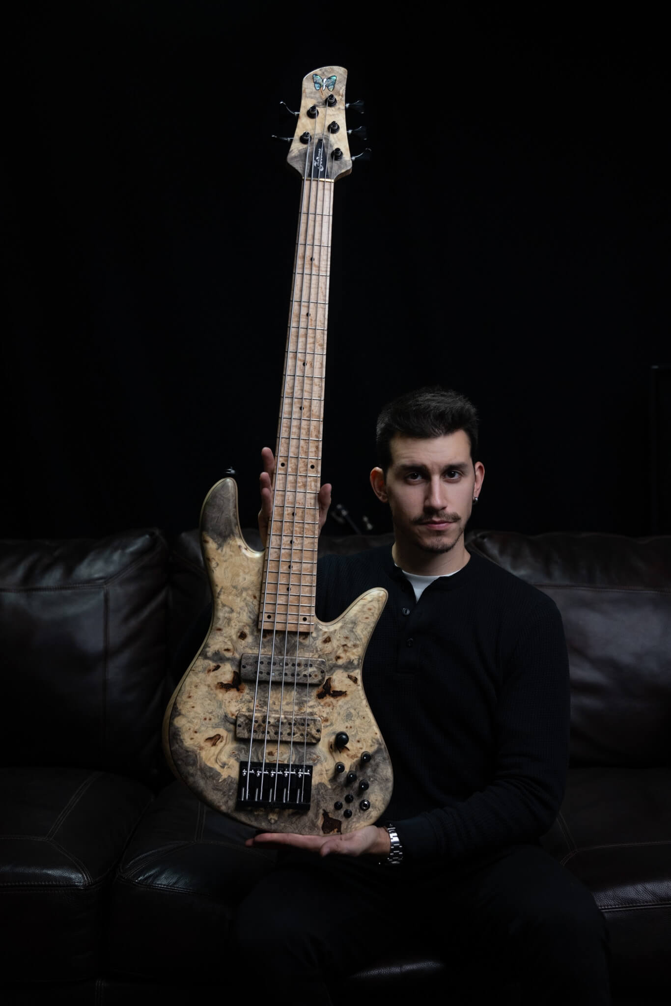 Fodera Emperor 5 Deluxe Buckeye Burl 2024 (early-2024)