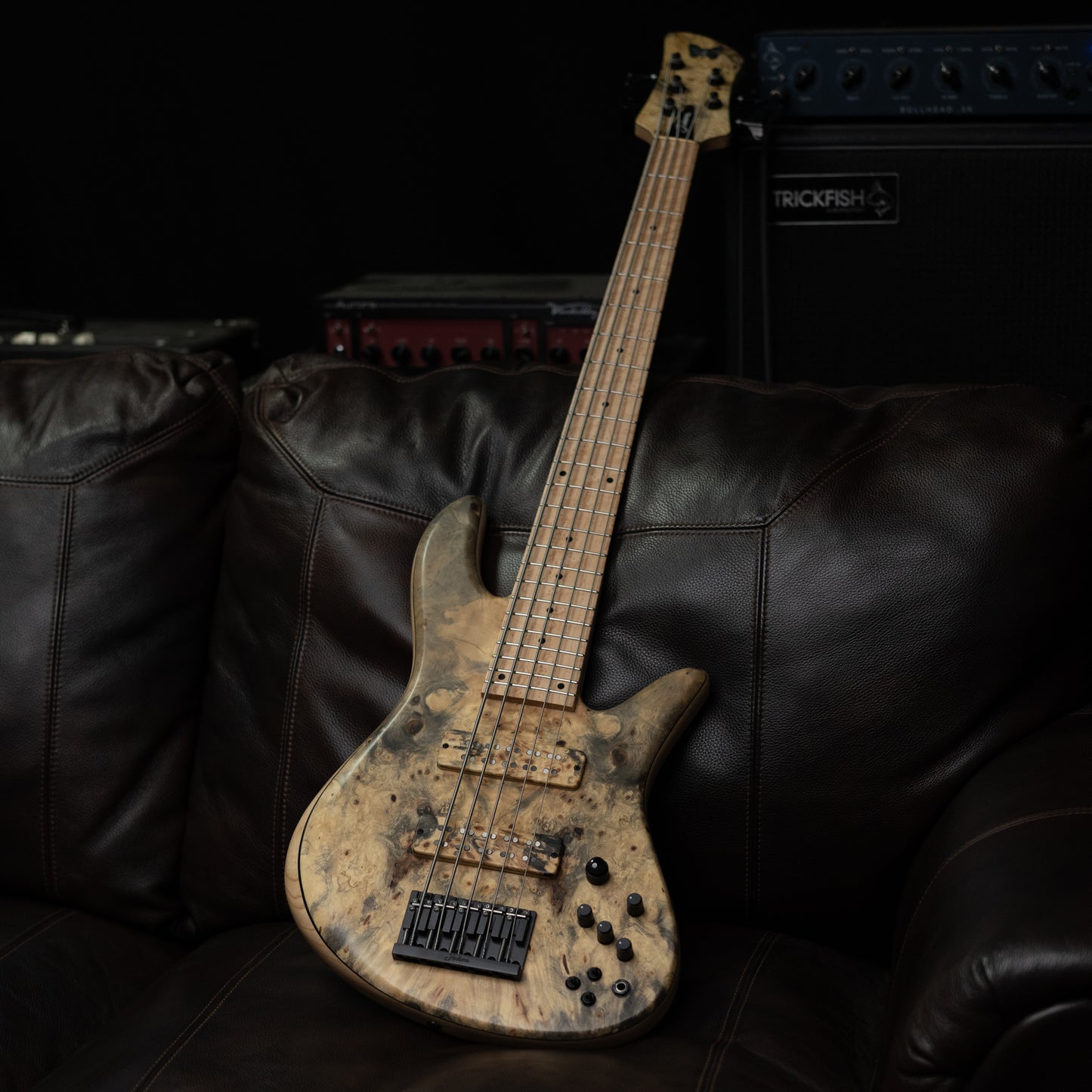 [Pre-Order] Fodera Emperor 5 Deluxe Buckeye Burl 2023 (ETA October 2023)