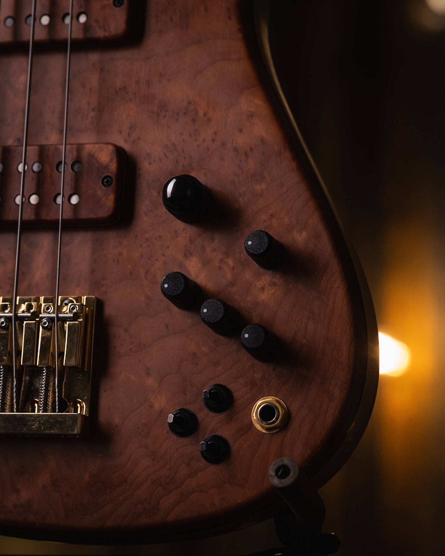 Fodera Emperor 5 Deluxe Redwood Burl 2024