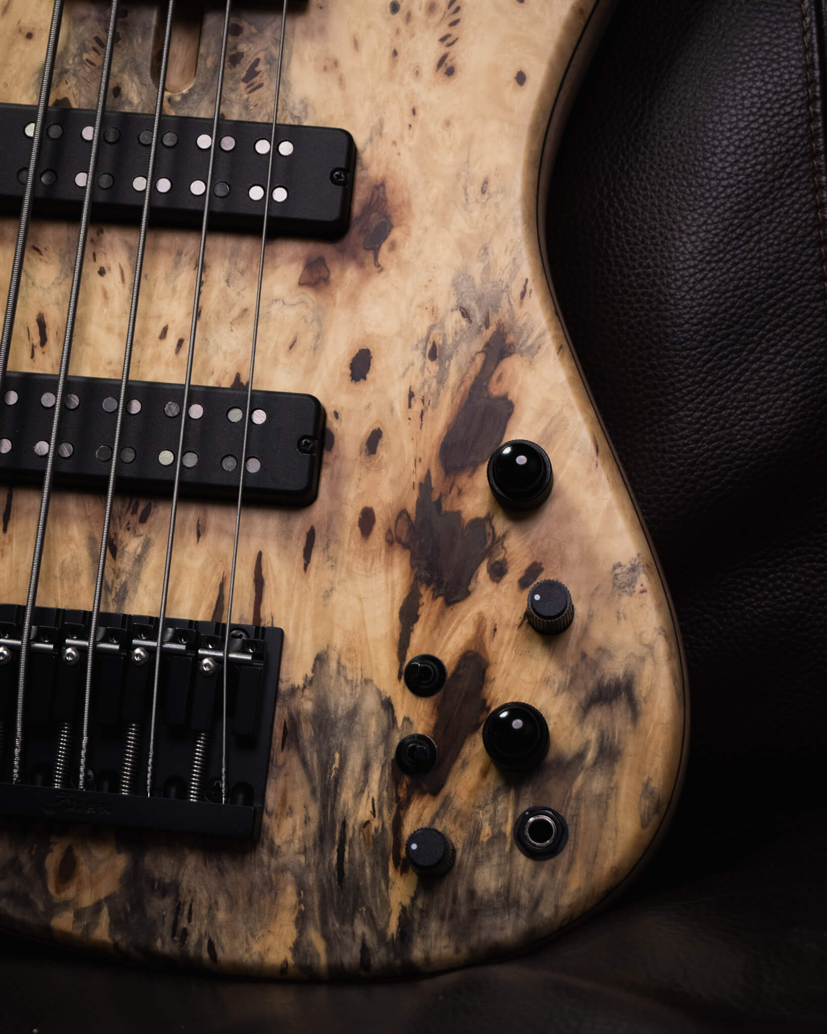 Fodera Emperor 5 Standard Special Buckeye Burl 2025 – SlapStore