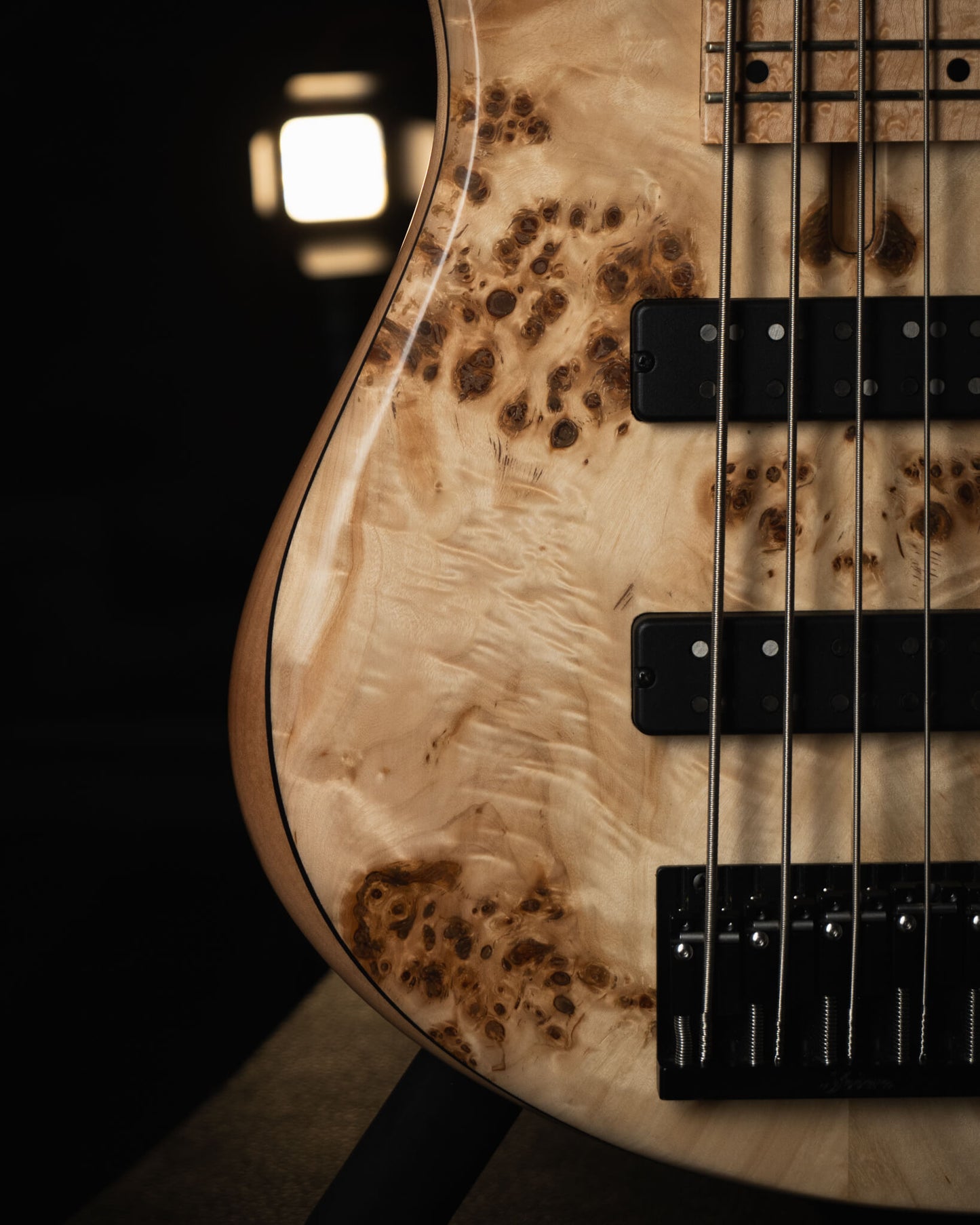 Fodera Emperor 5 Standard Special Poplar Burl 2023