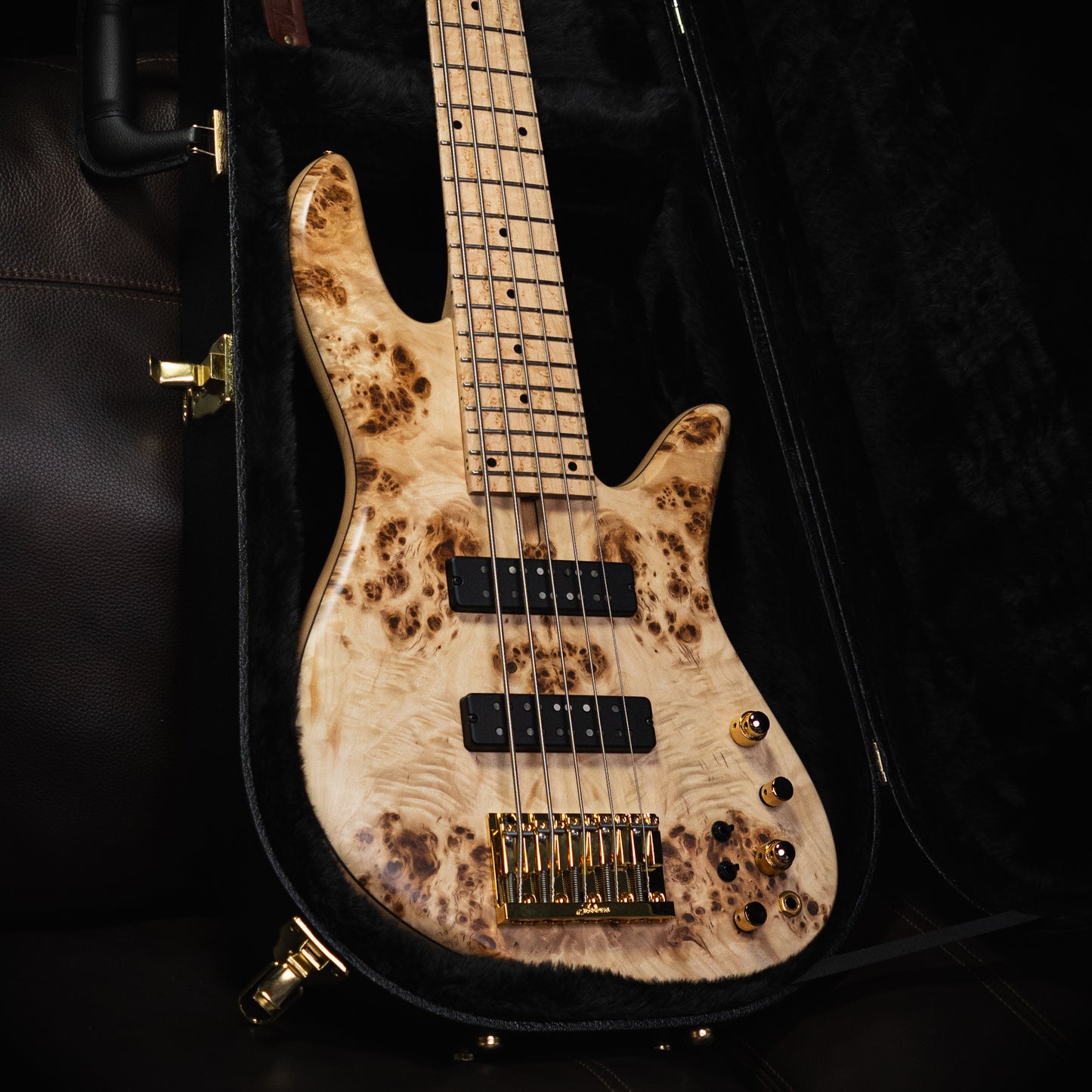 Fodera Emperor 5 Standard Special Poplar Burl 2023