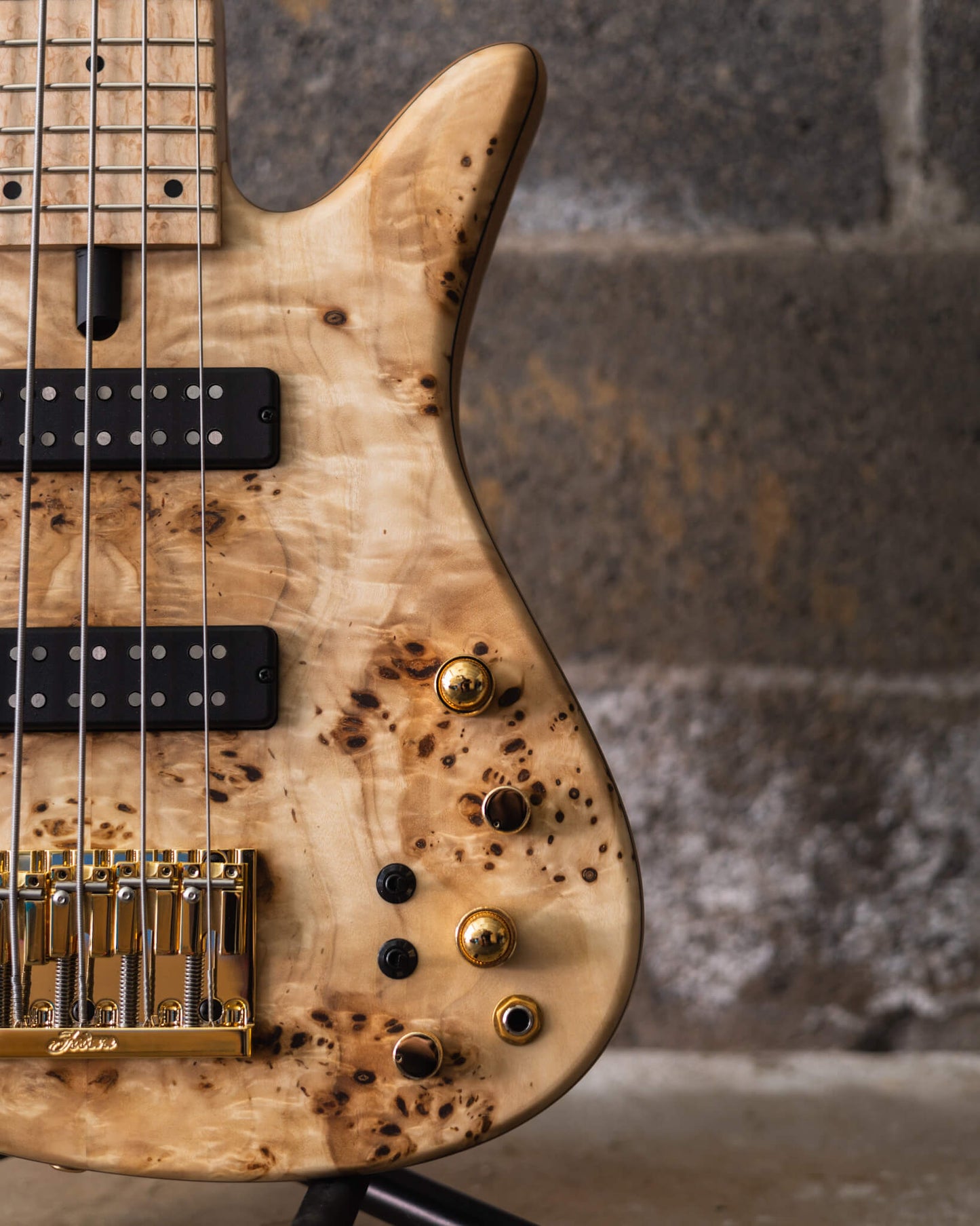 Fodera Emperor 5 Standard Special Poplar Burl (End-2024)