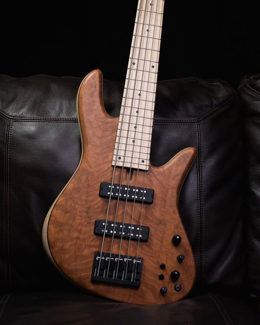 Fodera Emperor 5 Standard Special Quilted Redwood 2025