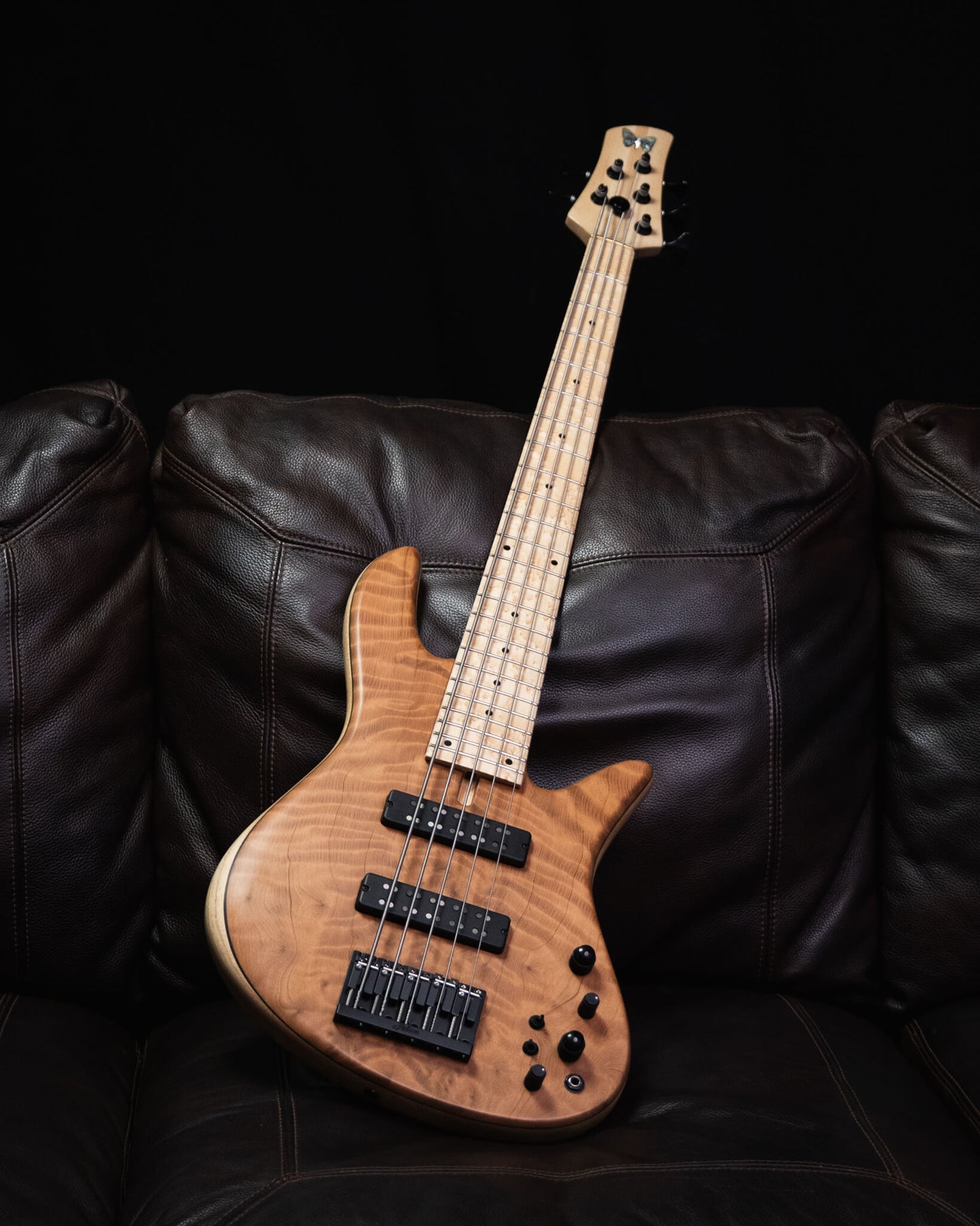 Fodera Emperor 5 Standard Special Quilted Redwood 2025