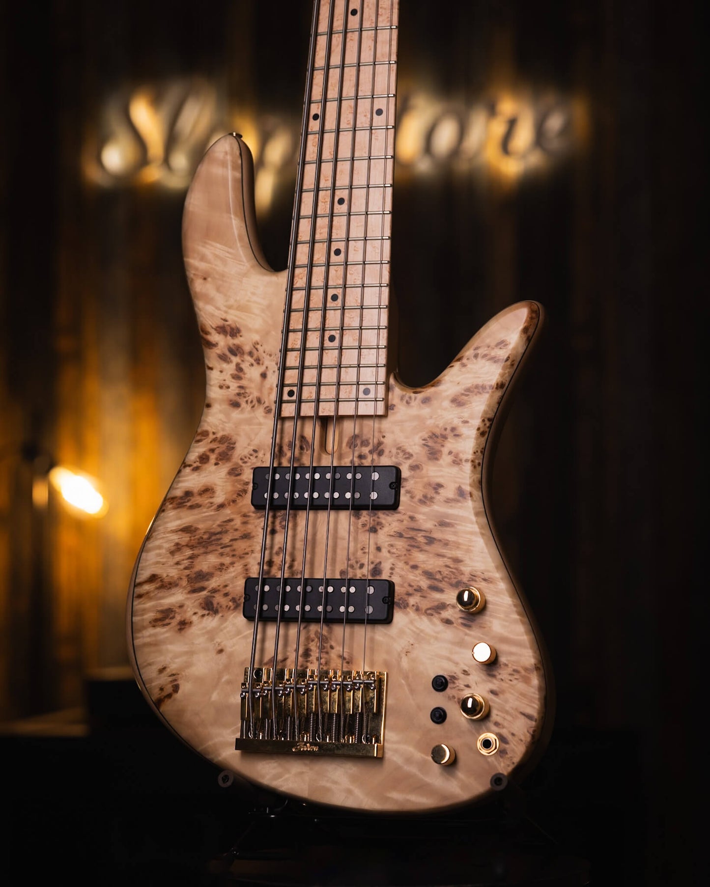 Fodera Emperor 6 Standard Special Poplar Burl (End-2023)