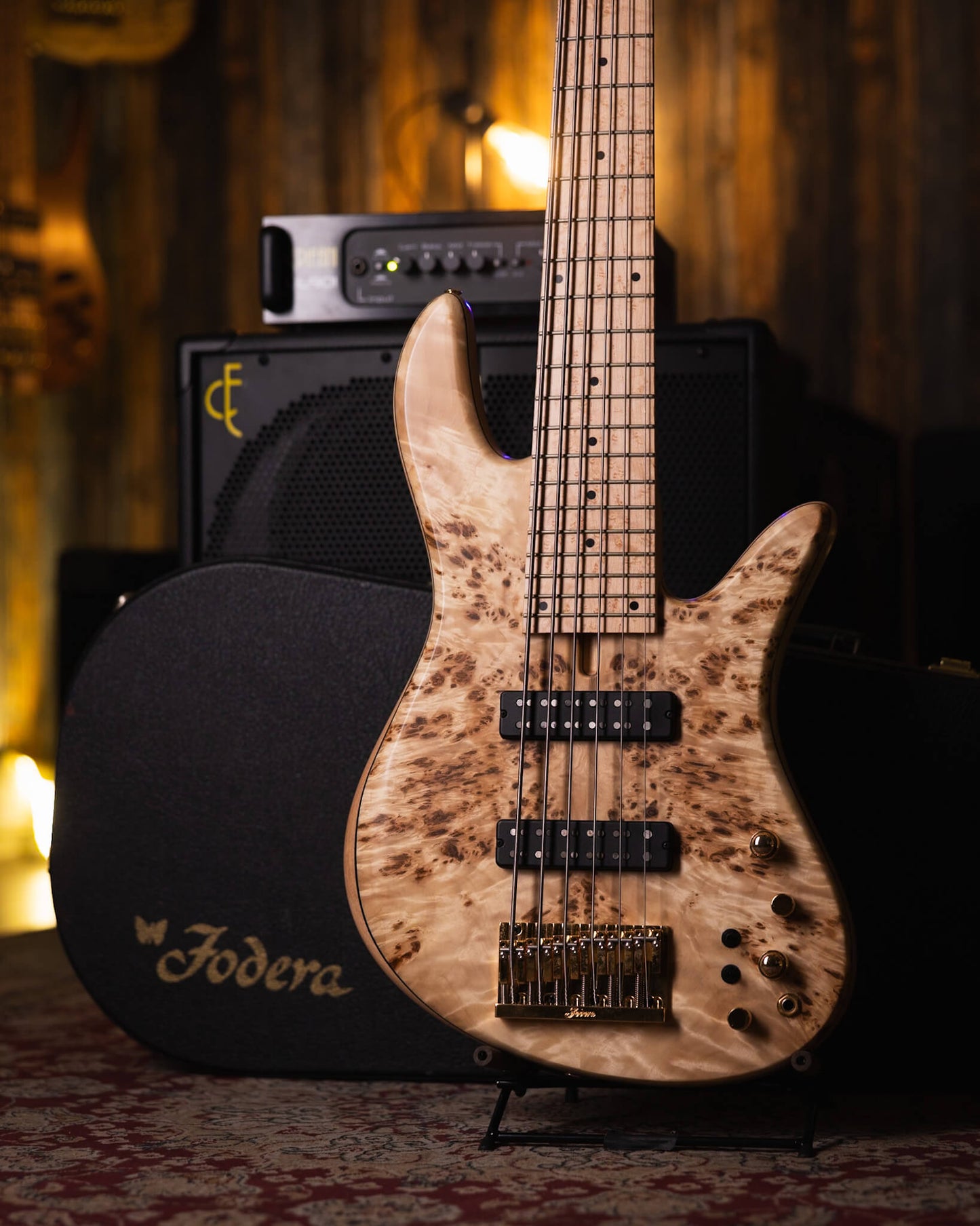 Fodera Emperor 6 Standard Special Poplar Burl (End-2023)