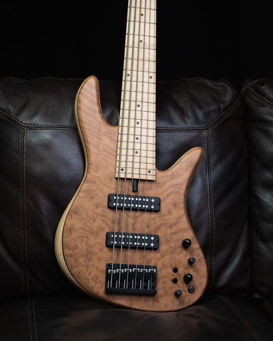 Fodera Emperor 6 Standard Special Quilted Redwood 2025