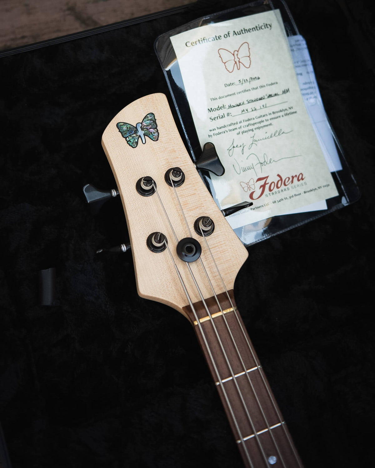 Fodera Monarch M Standard Special Buckeye Burl 2026