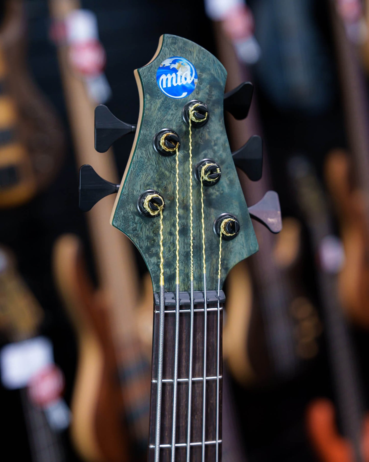 MTD 535-24 Myrtle Burl Blue Burst NAMM Show 2026