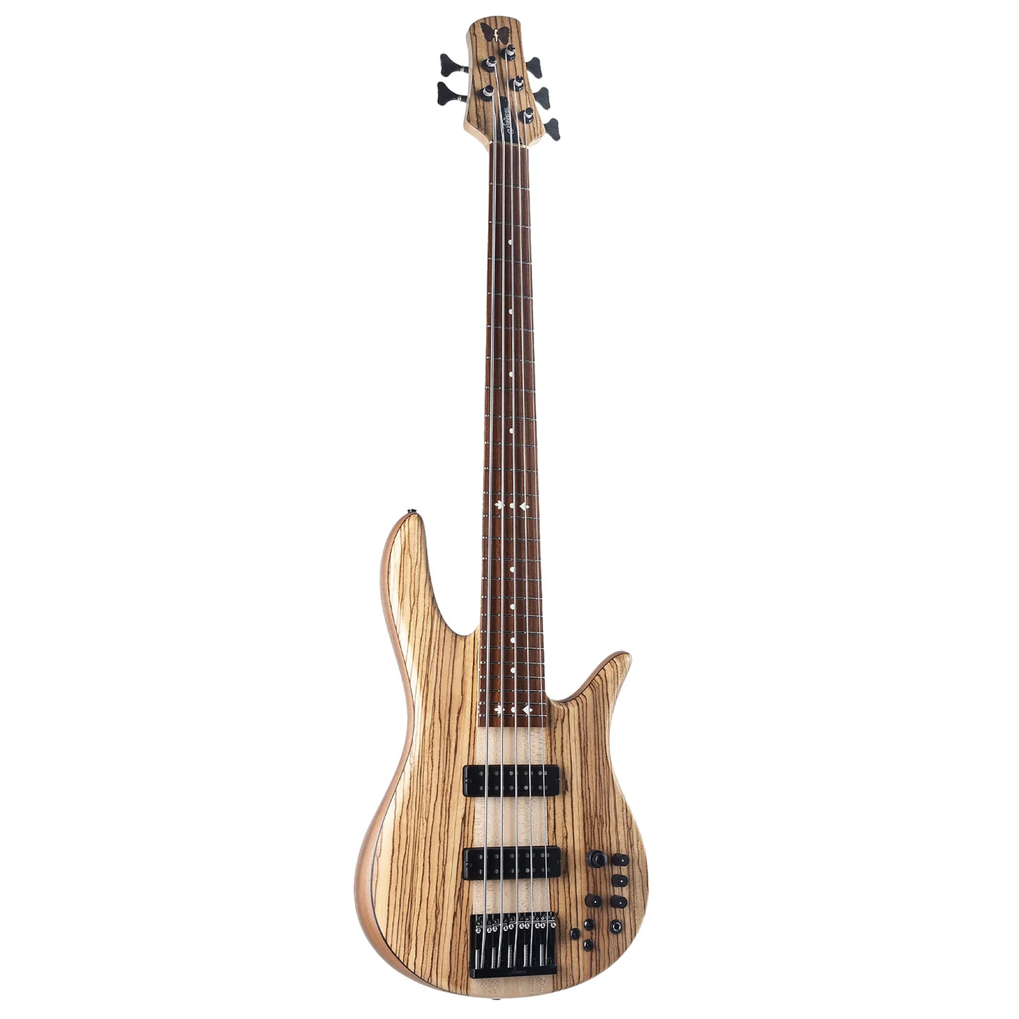 Fodera Monarch 5 Elite 38th Anniversary Zebrawood 2022 (9.9 lb)