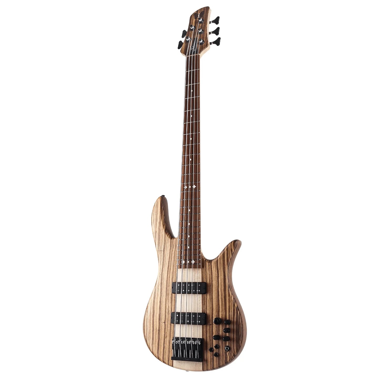 Fodera Monarch 5 Elite 38th Anniversary Zebrawood 2022 (9.4 lb)